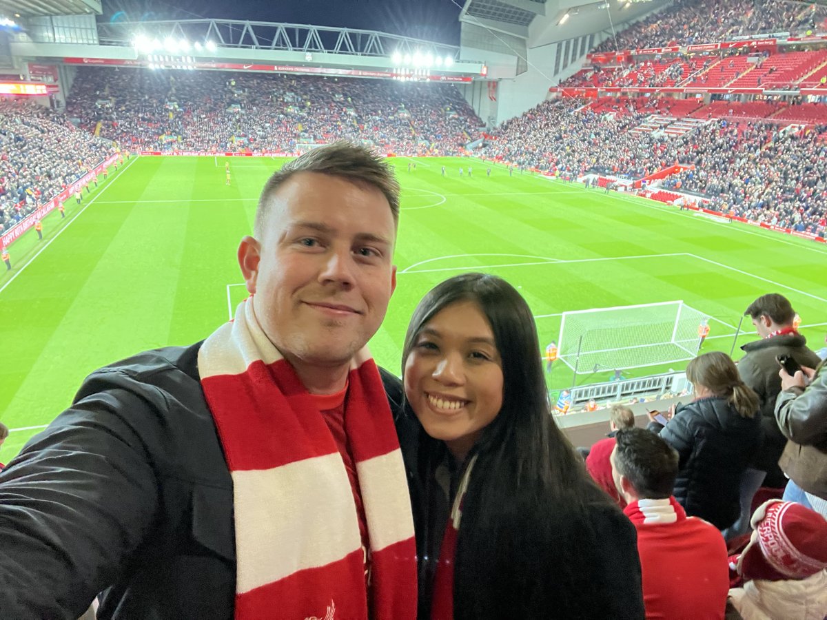 On the Kop at Anfield