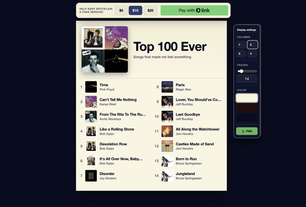 spotiflair screenshot